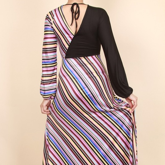 New Multi Color Maxi Dress - Picture 4 of 5